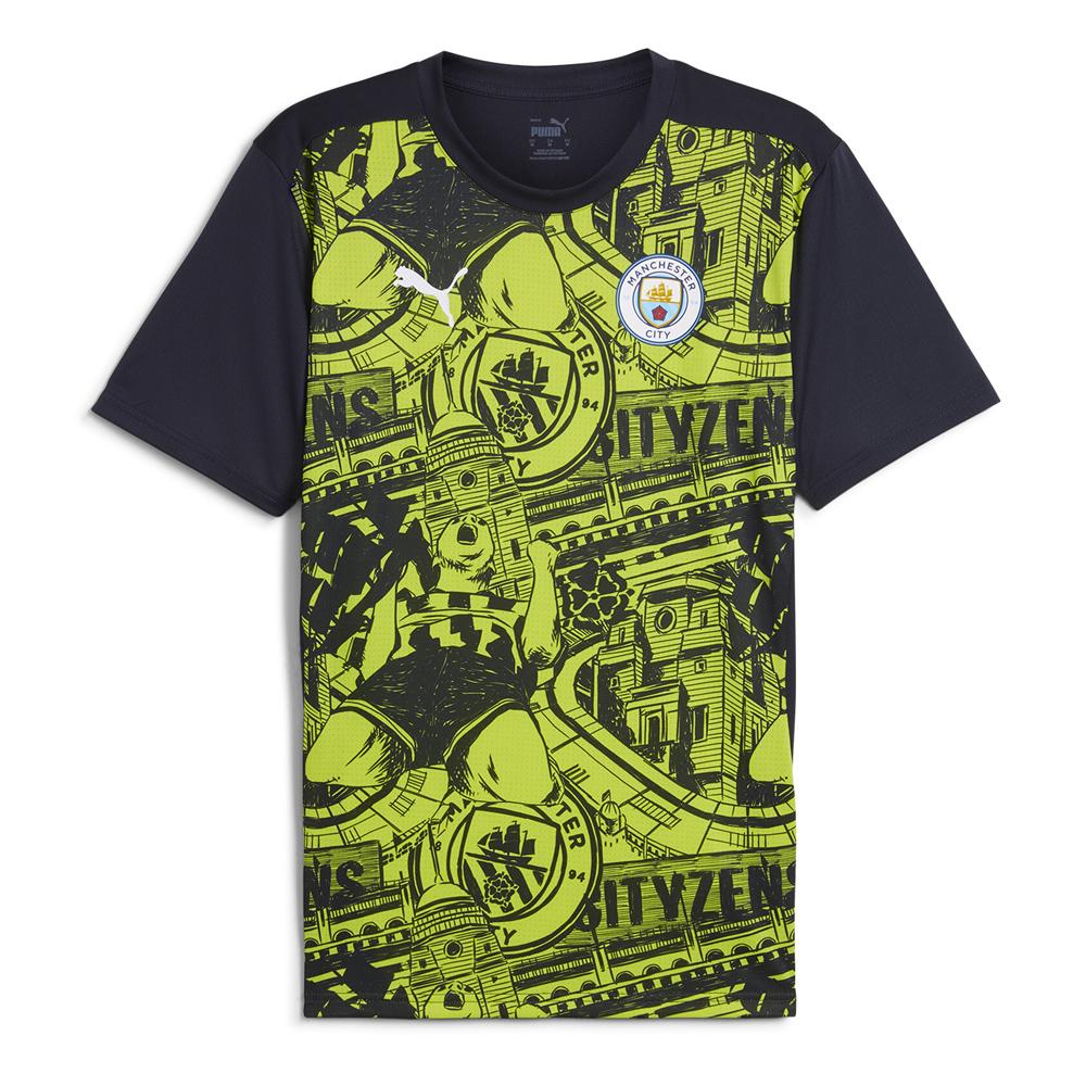 Manchester City Pre-Match Trikot Schwarz/Gelb Herren Puma günstig