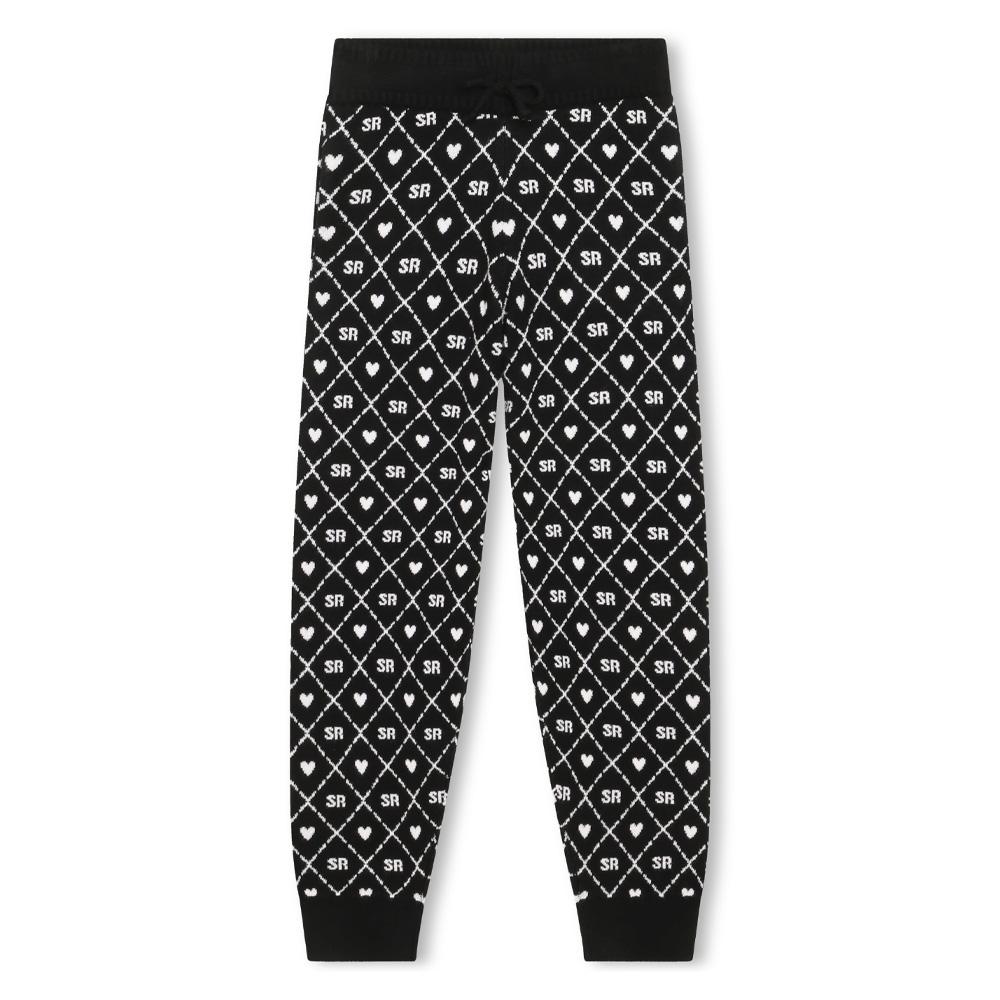 Jogginghose Schwarz/Weiß Teenager Sonia Rykiel A14019 günstig