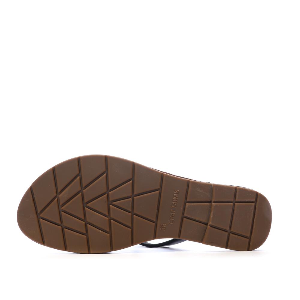 Sandalen Schwarz Frau Chattawak ROXANNE Ansicht 5