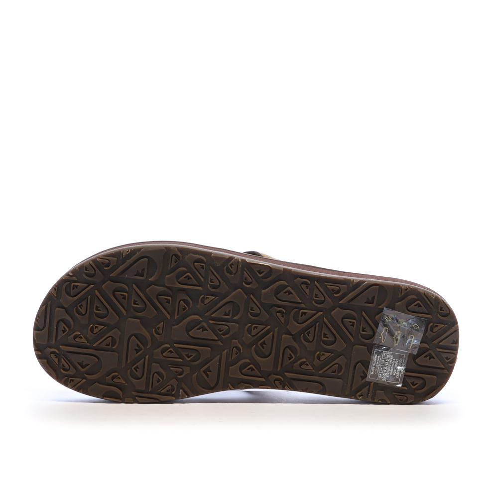 Chanclas marrones para hombre Quiksilver Carver Nubuck ver 2