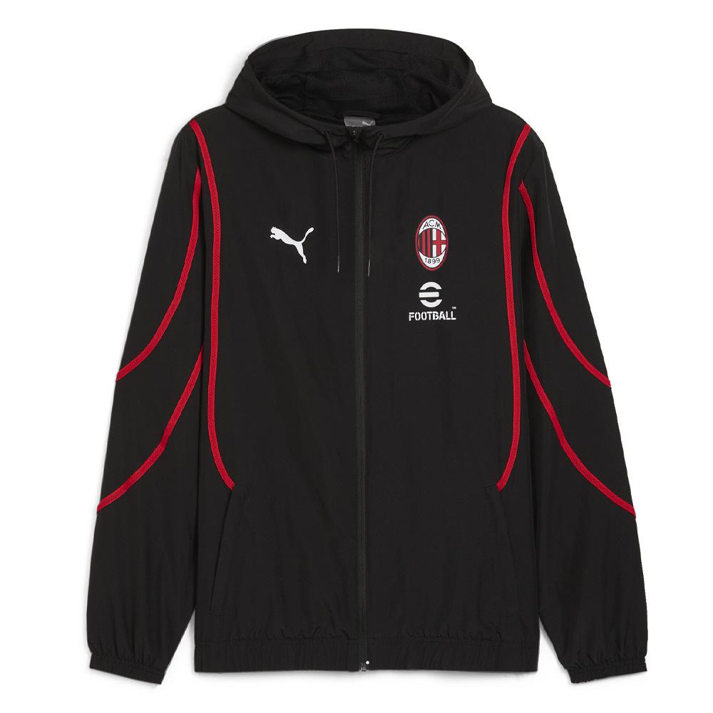 AC Milan Men's Black Puma Jacket 24/25 affordable