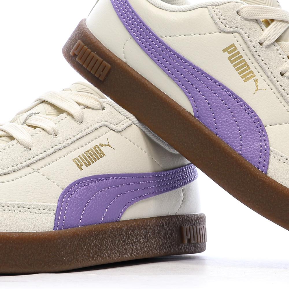 Puma Club II Era Women’s Ecru/Purple Trainers Photo of the Espace des Marques %store% store - view of %key%