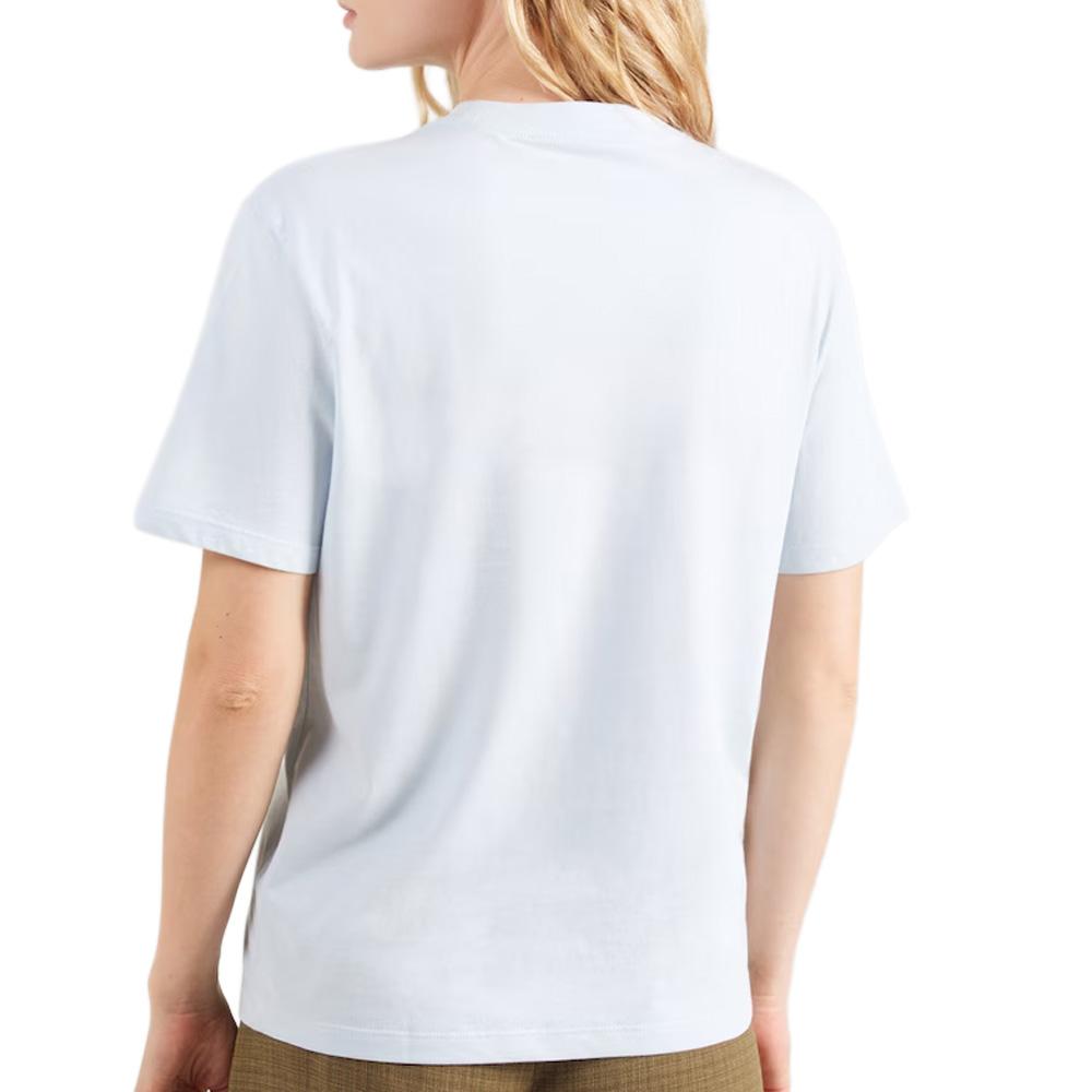 Camiseta azul claro para mujer Calvin Klein Jeans Classics ver 3