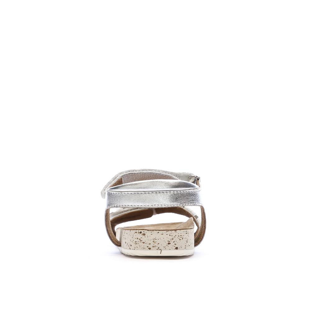 Girl's silver and pearl sandal Mod8 Mo Charlene Photo of the Espace des Marques %store% store - view of %key%