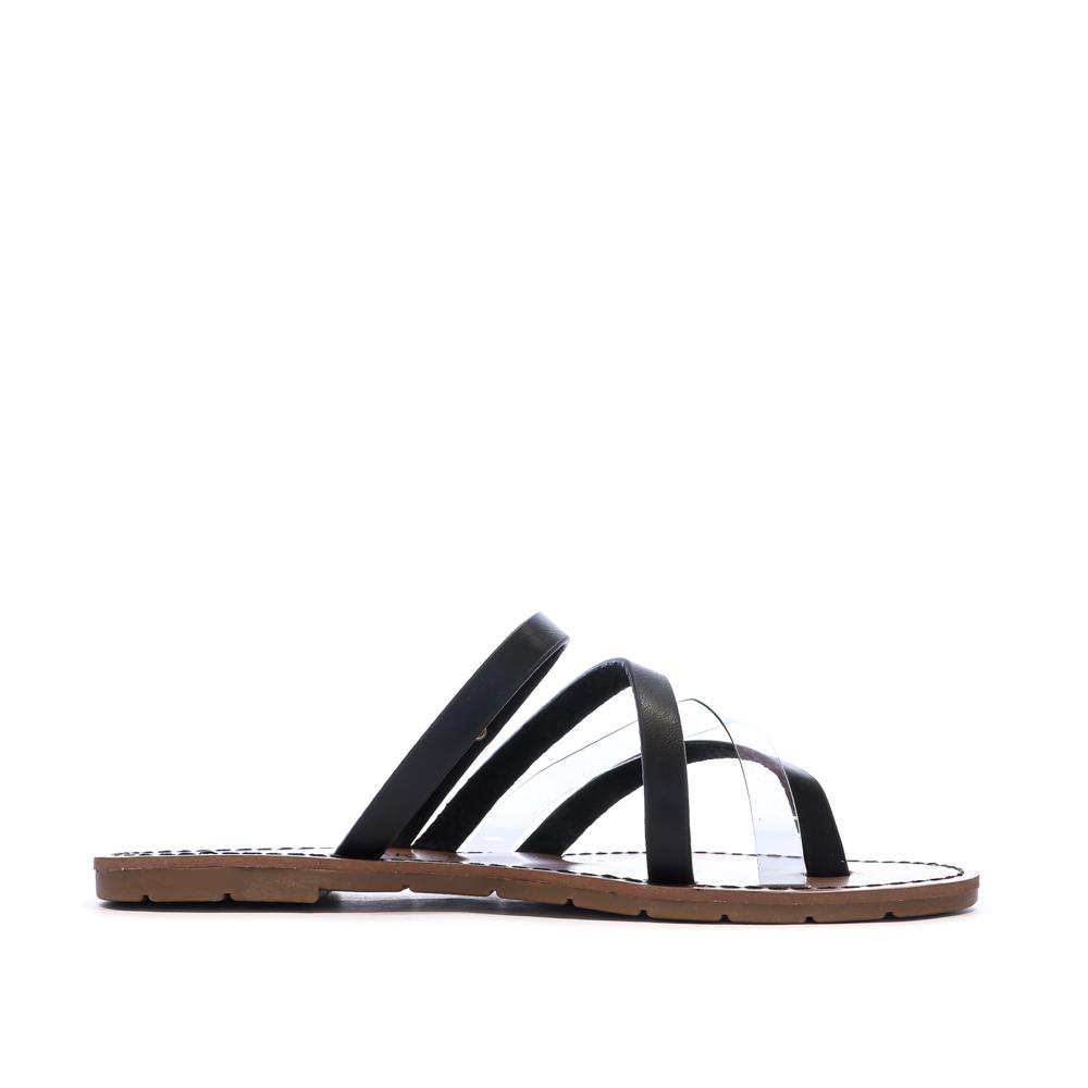 Sandalen Schwarz Frau Chattawak ROXANNE Ansicht 2