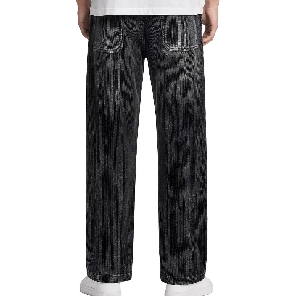 Pantalon Velours côtelé Noir Homme Teddy Smith York Velvet vue 2