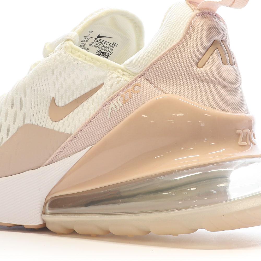 Nike Air Max 270 Women's White/Rose Sneakers Photo of the Espace des Marques %store% store - view of %key%