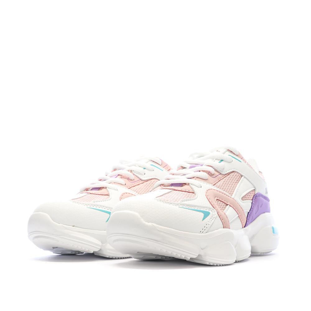 Zapatillas deportivas blancas y rosas para mujer Nasa Jabalem ver 6