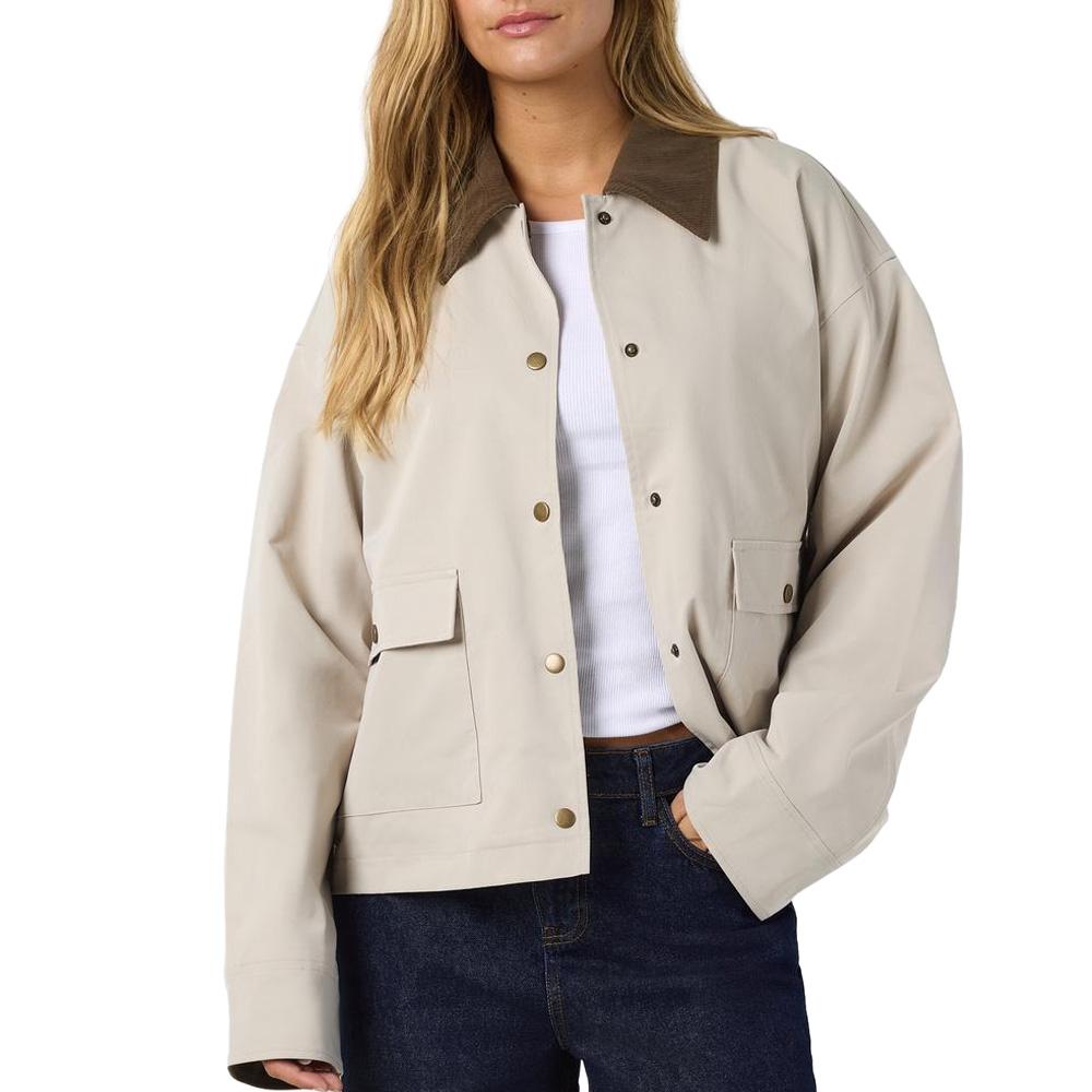 Noisy May Nora Women’s Beige/Brown Jacket affordable