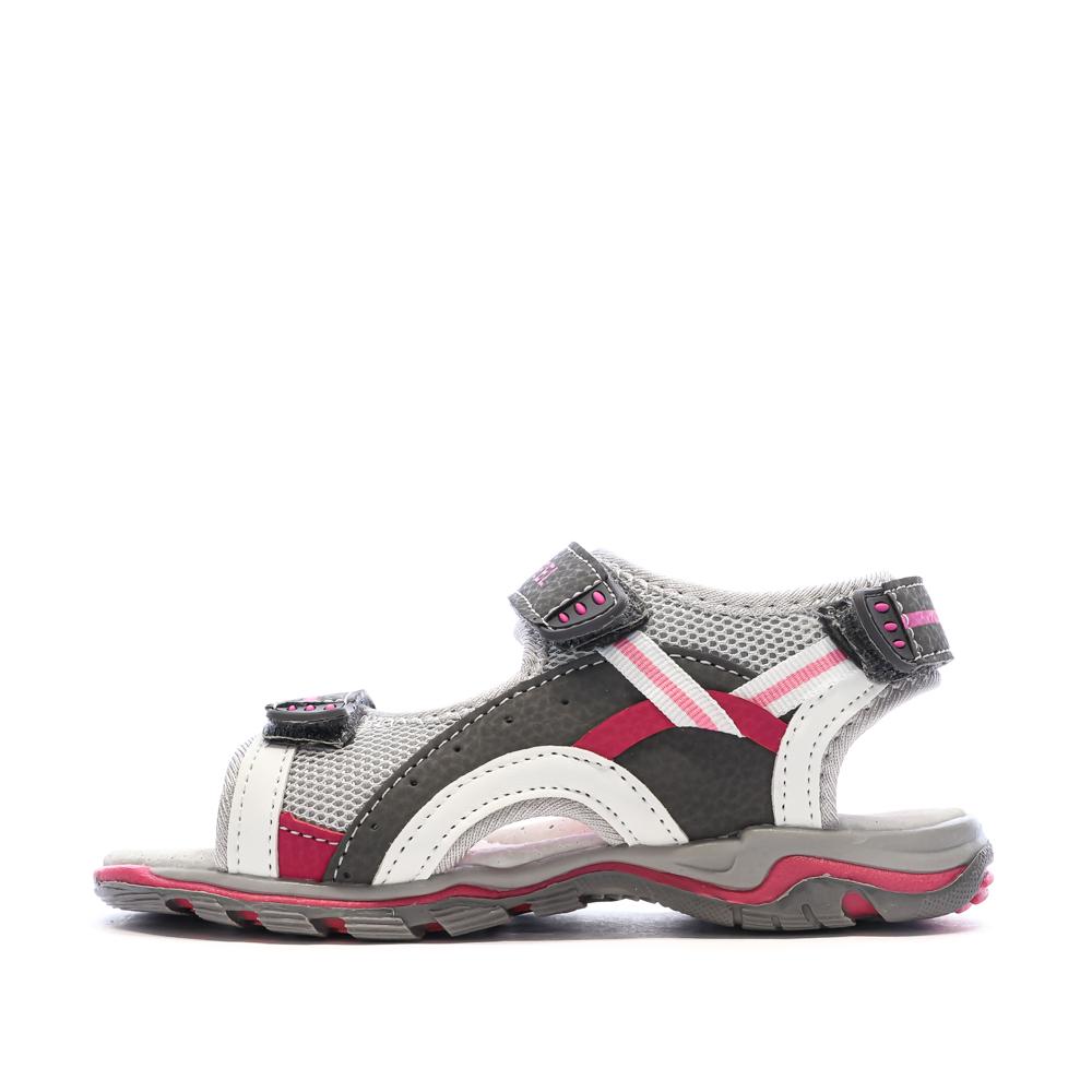 Sandalias grises/rojas para niño Kimberfeel Missi barato