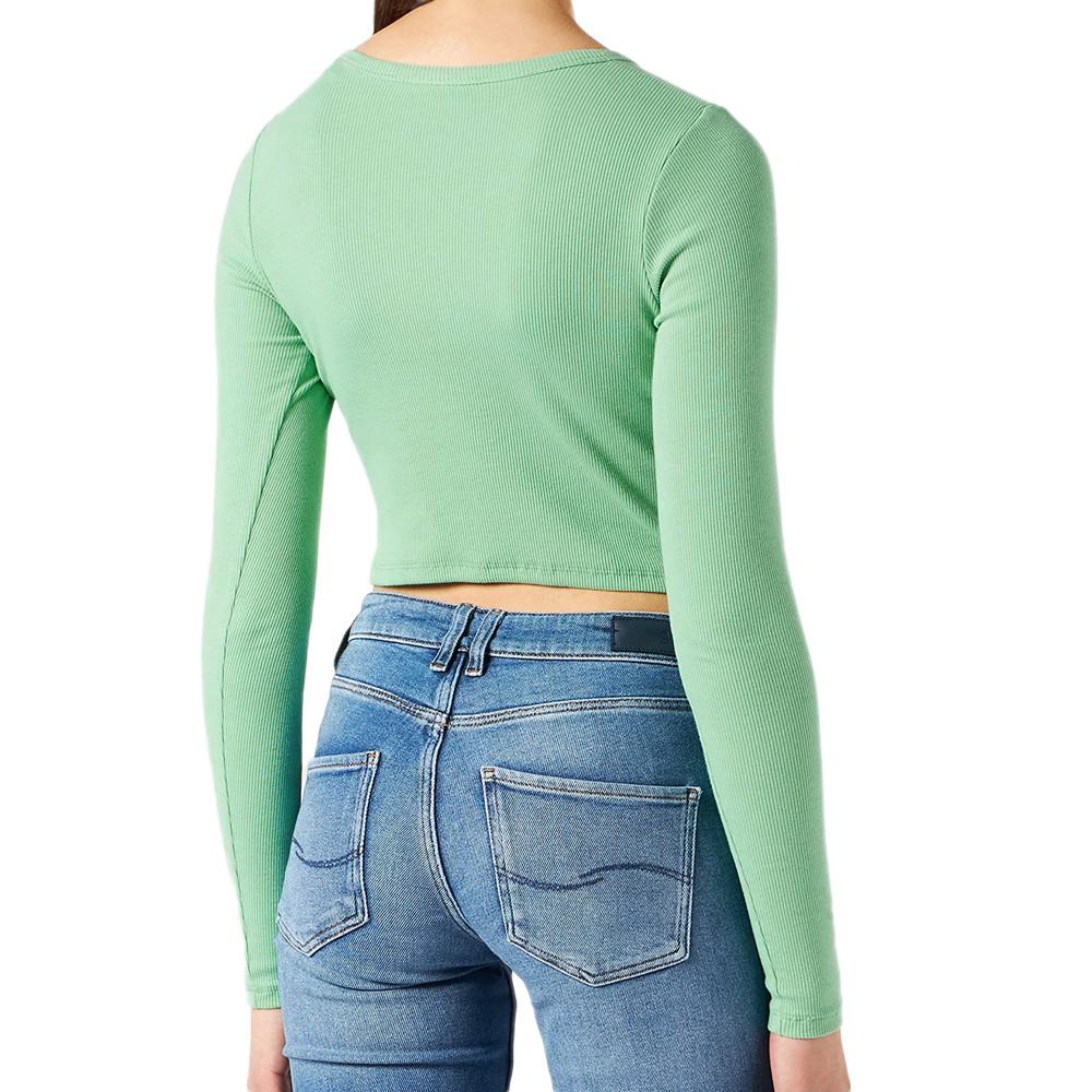 T-shirt Vert Femme JJXX Feline vue 2
