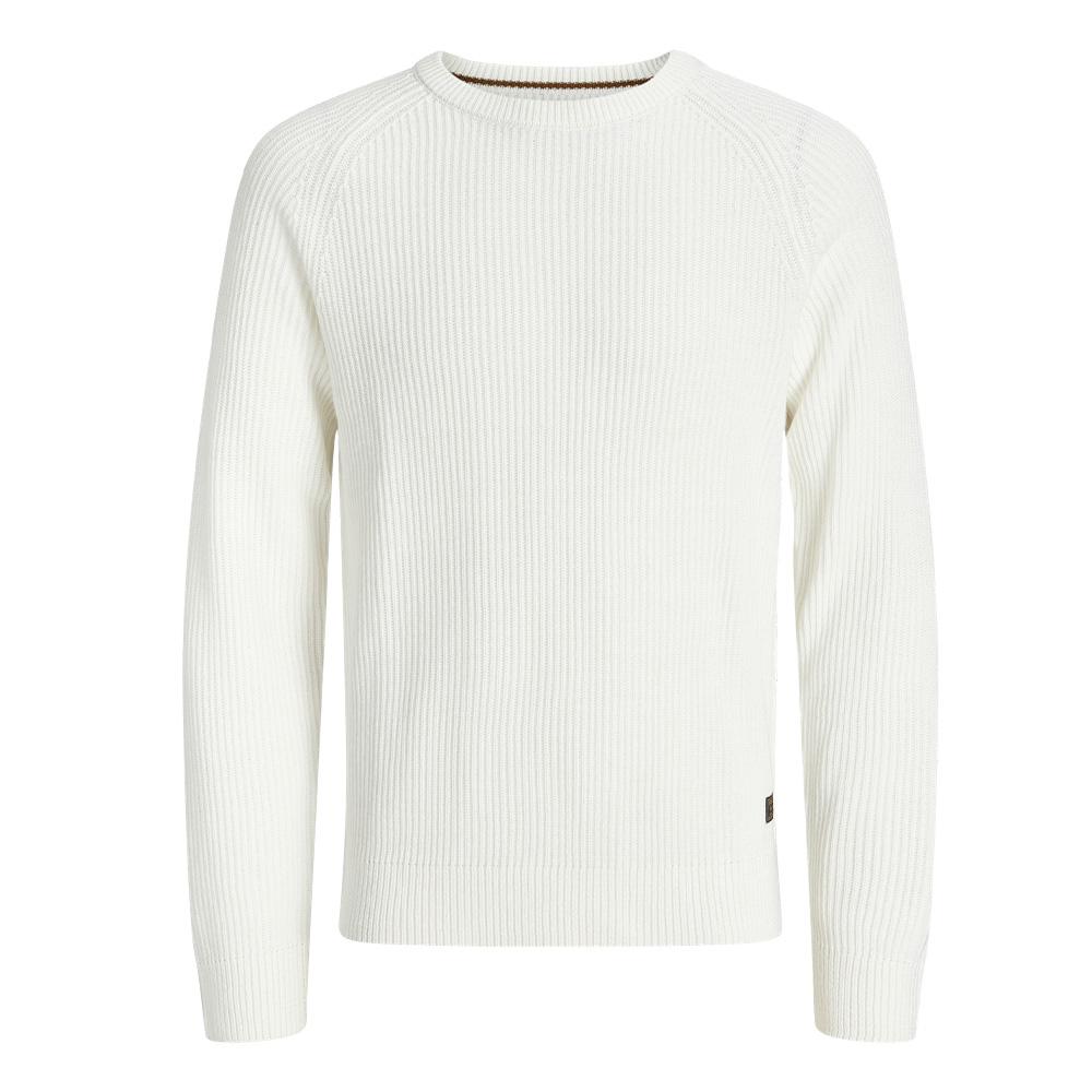 Weißer Herren-Strickpullover von Jack & Jones Pannel günstig