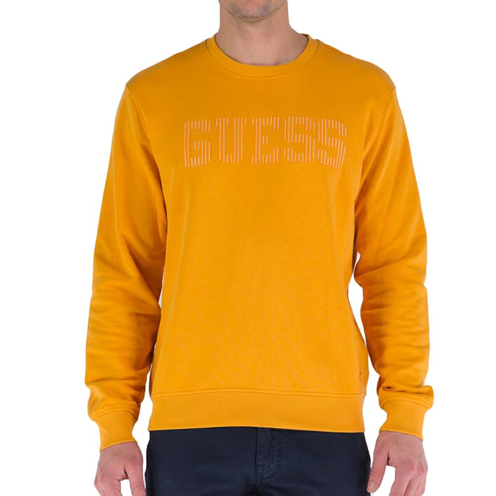 Sweatshirt Orange Mann Guess Beau Cn Fleece günstig