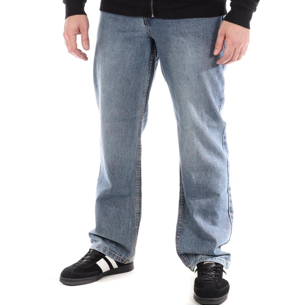 Paname Brothers Relaxed Blue Men's Loose Jeans affordable