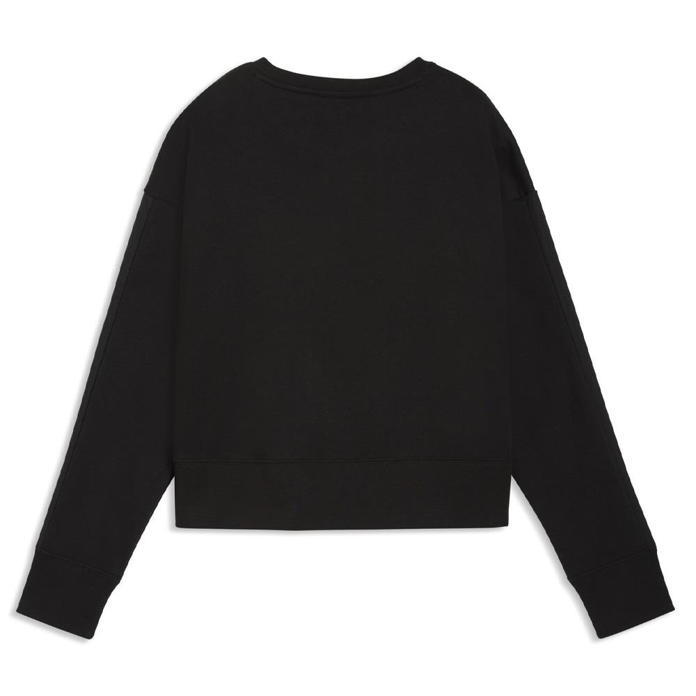 Sweat Noir Femme Puma Her vue 2