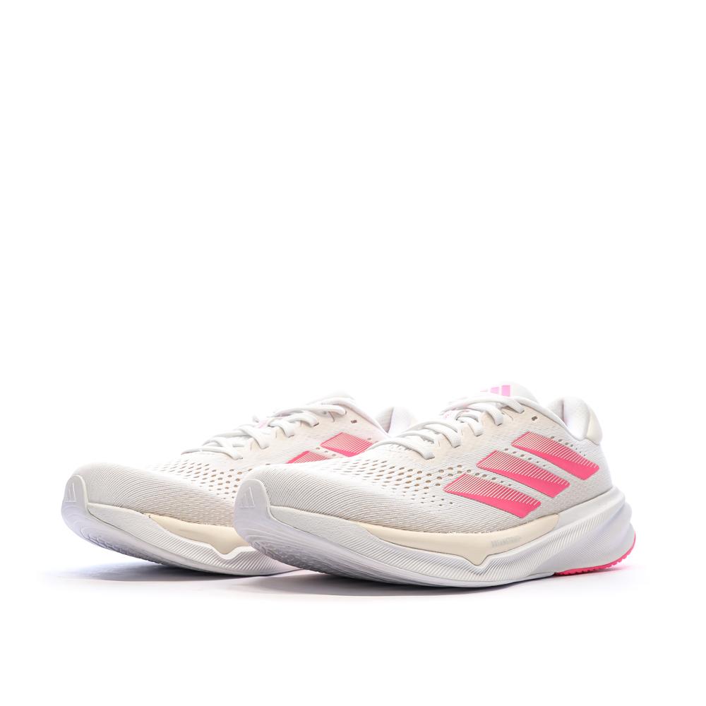 Adidas Stride Women's White/Pink Sneakers Photo of the Espace des Marques %store% store - view of %key%