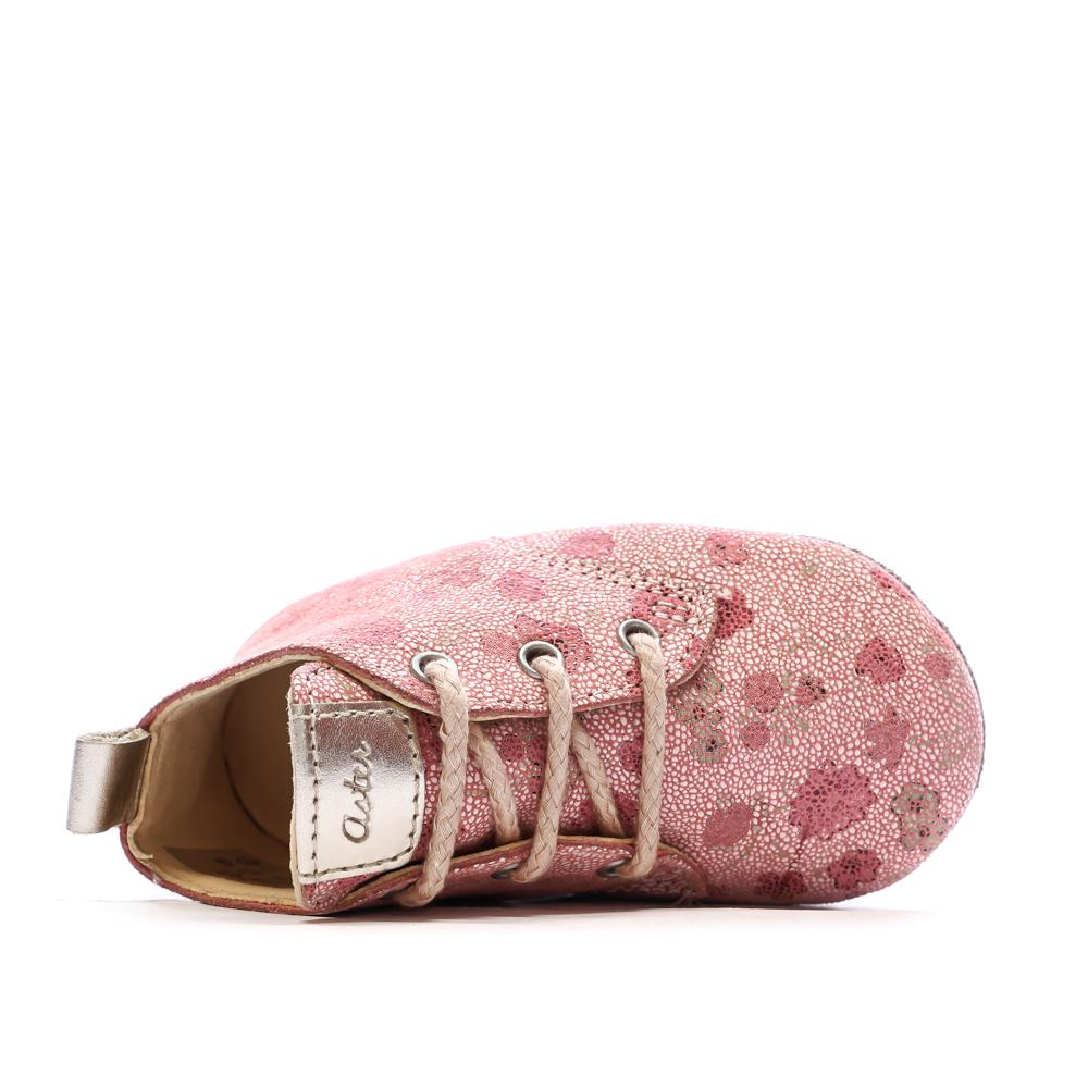 Girl's pink slippers Aster Layas Photo of the Espace des Marques %store% store - view of %key%