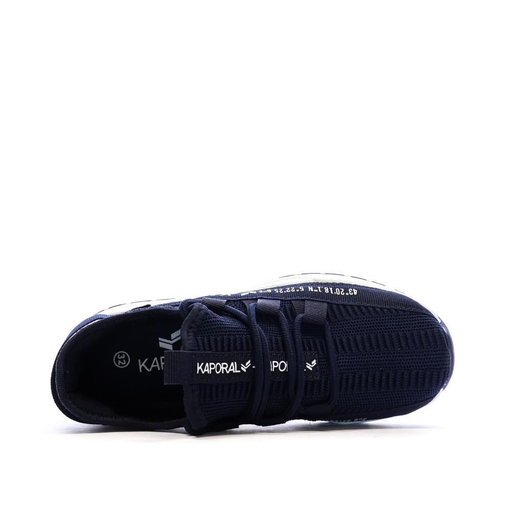 Zapatillas deportivas azul marino para niño Kaporal Dofini ver 4