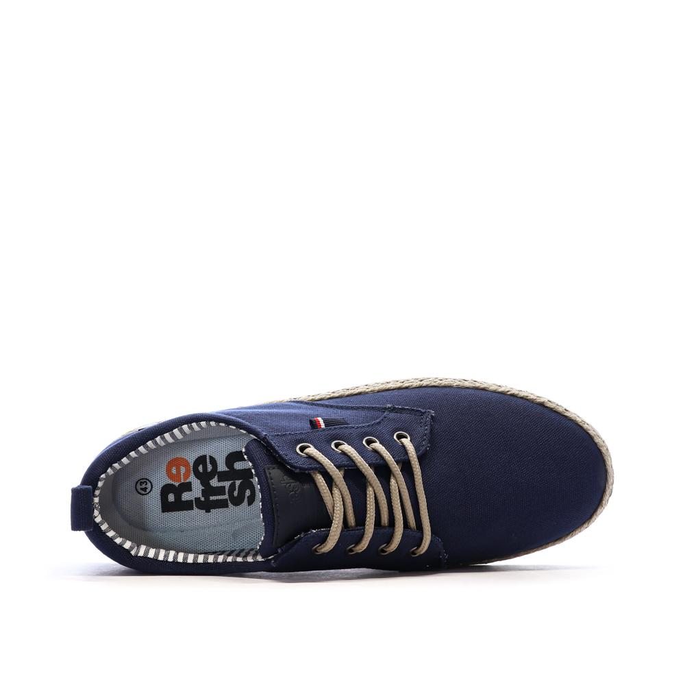 Men’s Navy Blue Refresh Trainers 175503 Photo of the Espace des Marques %store% store - view of %key%