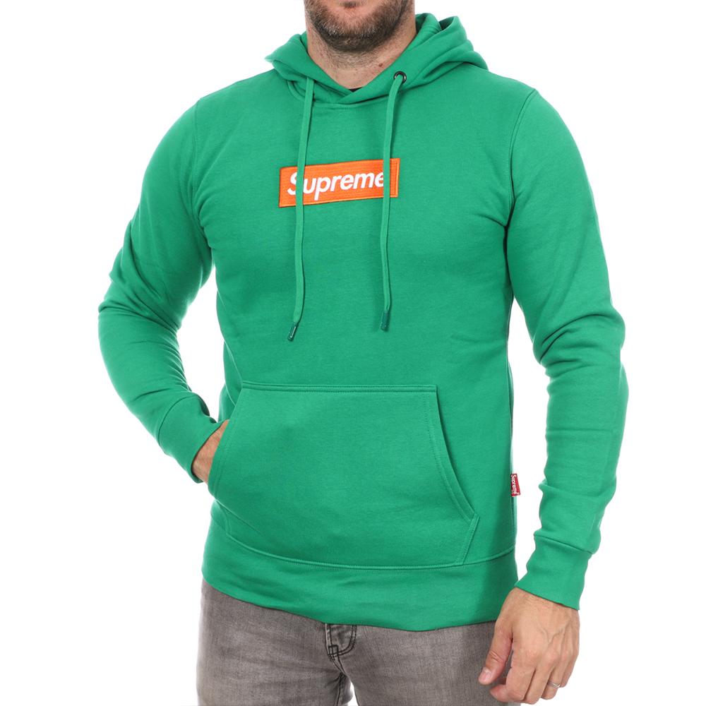 Sudadera con capucha Supreme Grip Diego Verde/Naranja, Hombre barato