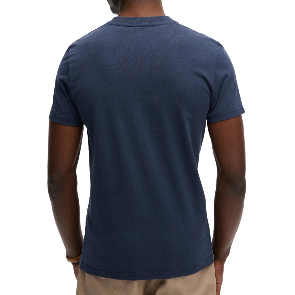 T-Shirt Marine Homme Superdry Essential Serif vue 2
