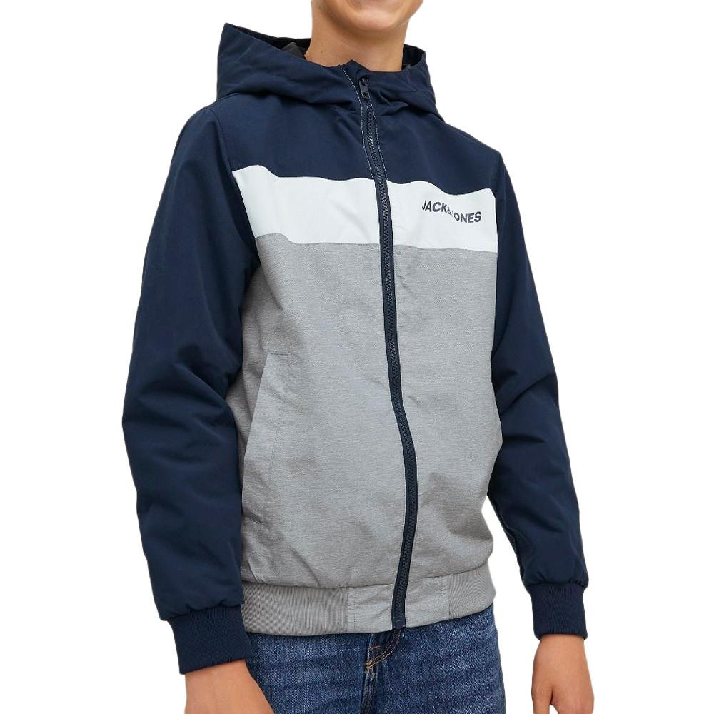 Jack &amp; Jones Boy's Marine/Grey Blocking Jacket günstig