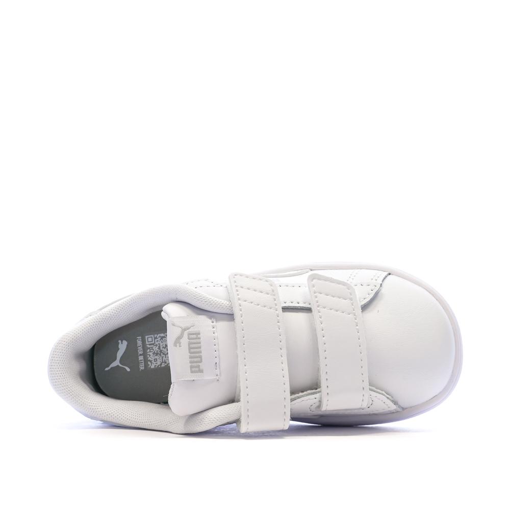 Puma Smash 3.0 White Baby Trainers Photo of the Espace des Marques %store% store - view of %key%