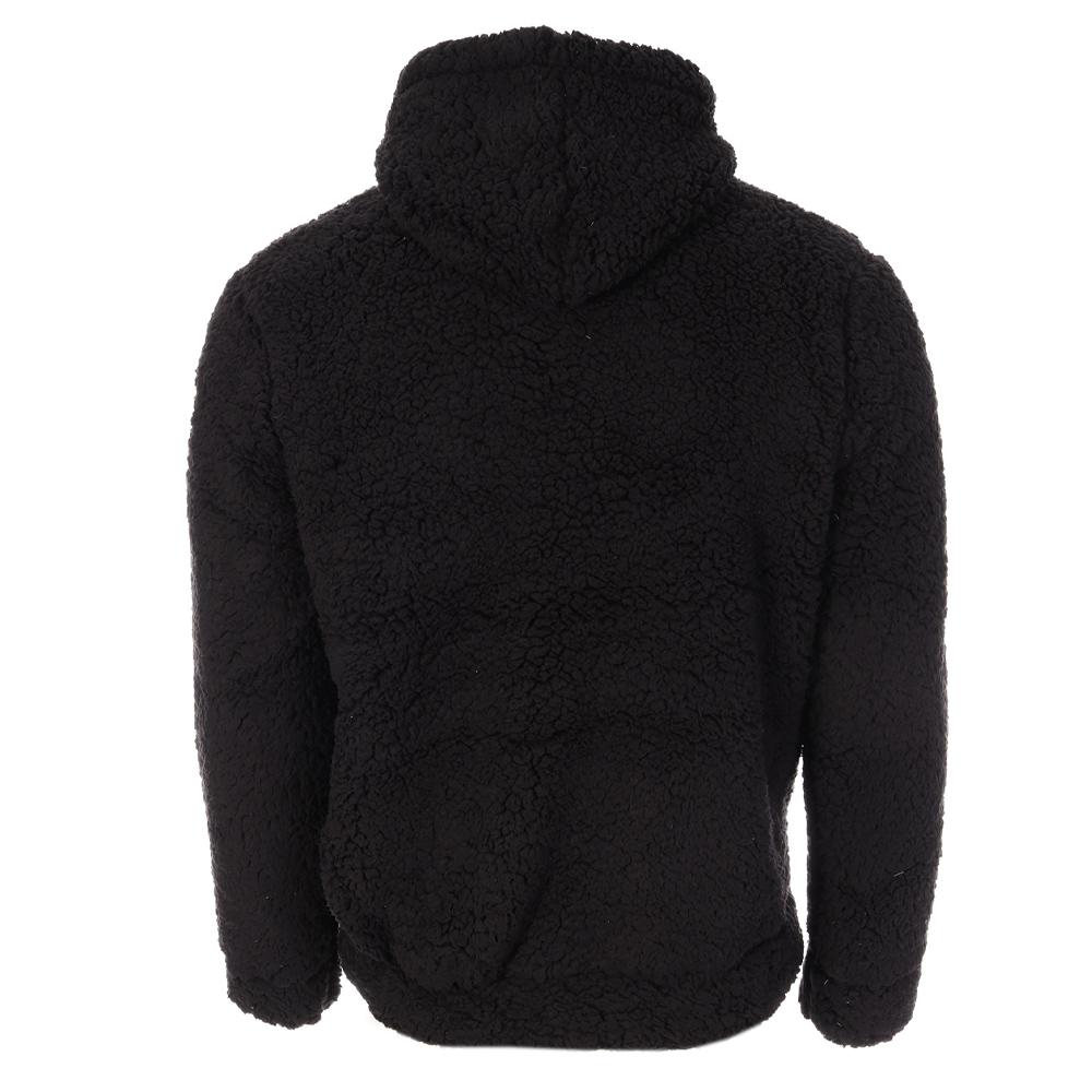 Paname Brothers Sudadera Sherpa Negra con Cremallera Completa para Hombre ver 2