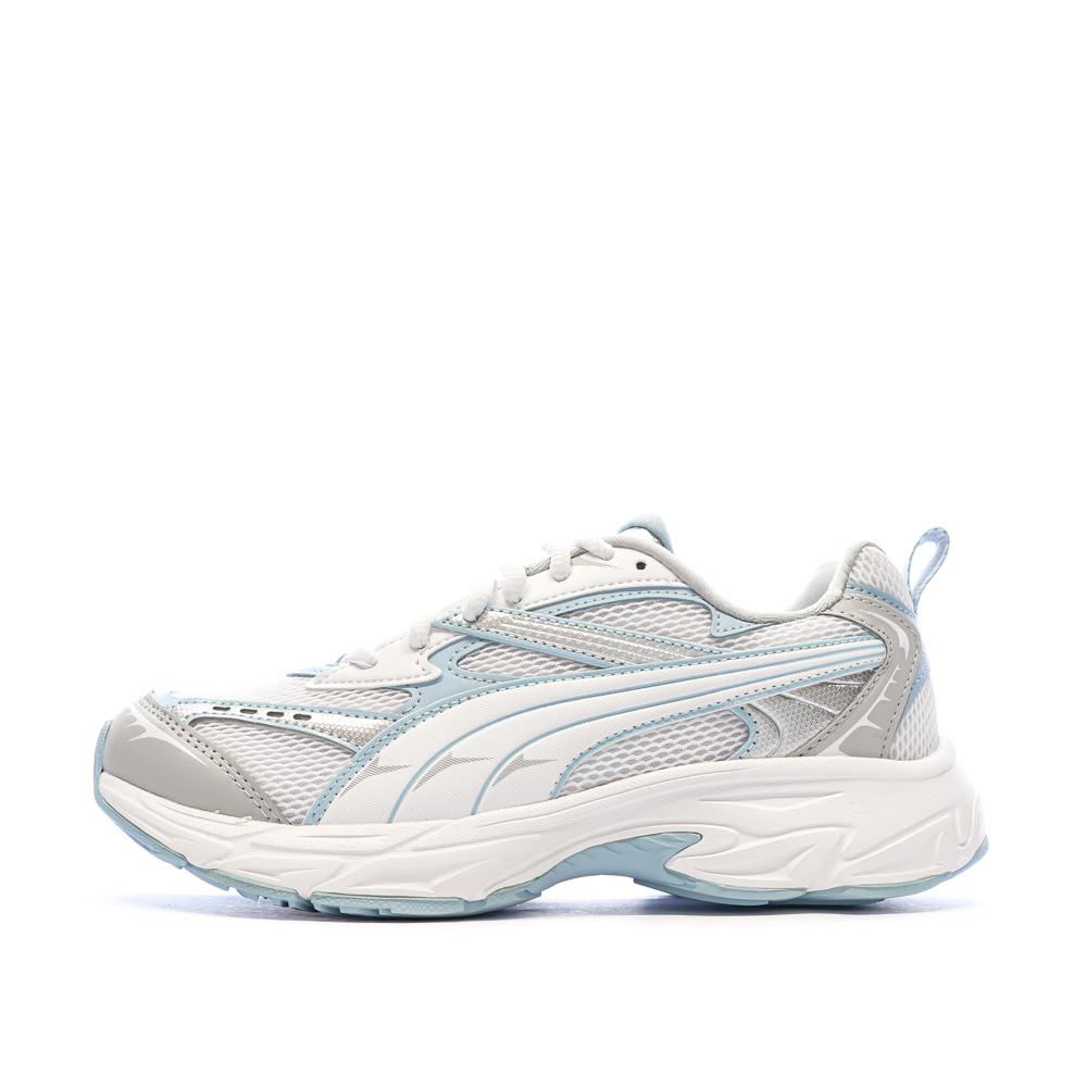 Weiße/hellblaue Puma Morphic Sneaker für Jungen günstig