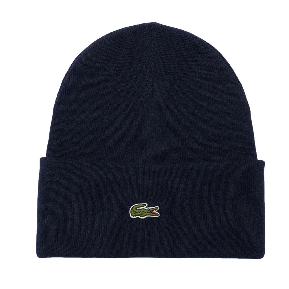 Bonnet Marine Mixte Lacoste RB9825 pas cher
