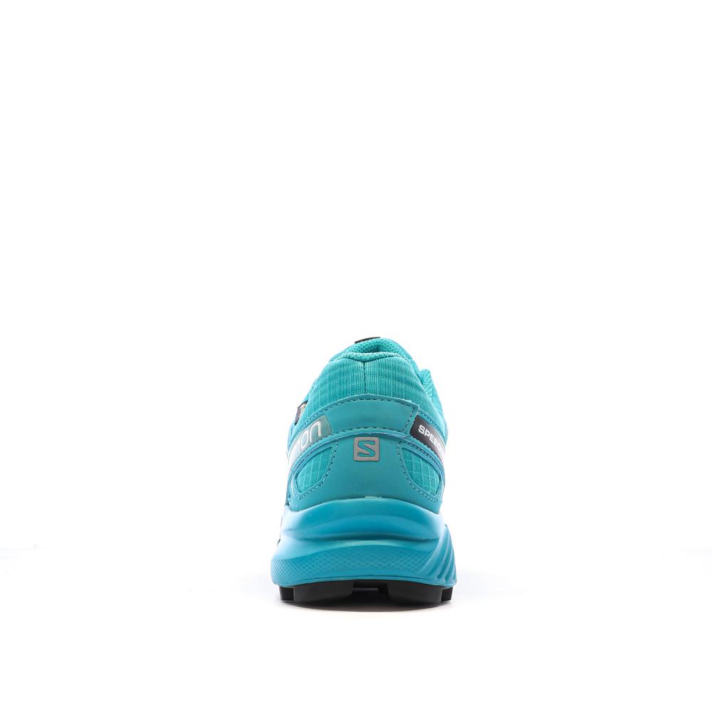 Türkisfarbene Salomon Speedcross Herren/Frauen Wanderschuhe Ansicht 3