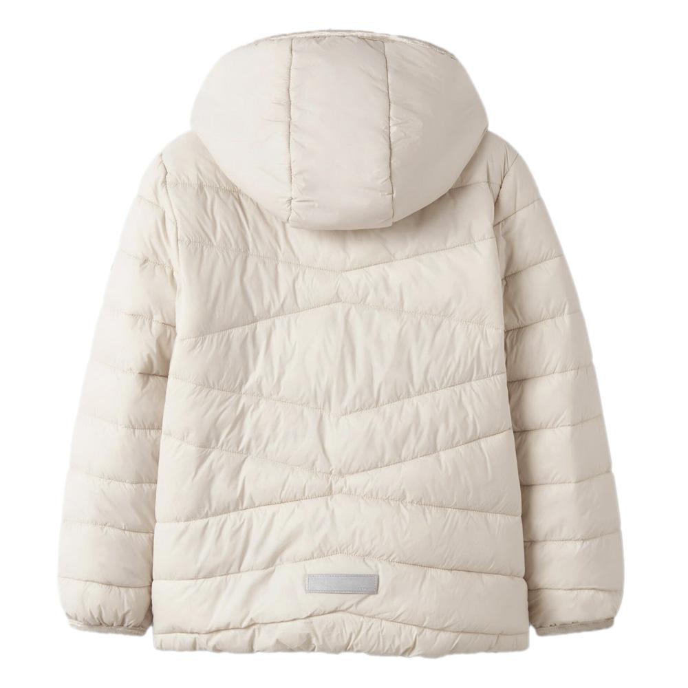 Girls' white down jacket Name it Marble Photo of the Espace des Marques %store% store - view of %key%