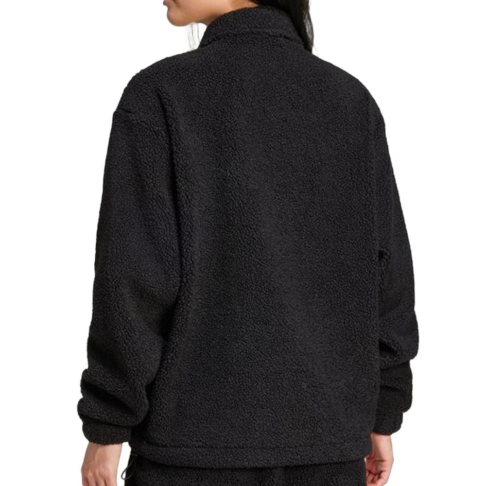 Schwarze Jacke Women Adidas Teddy Fl Ansicht 2