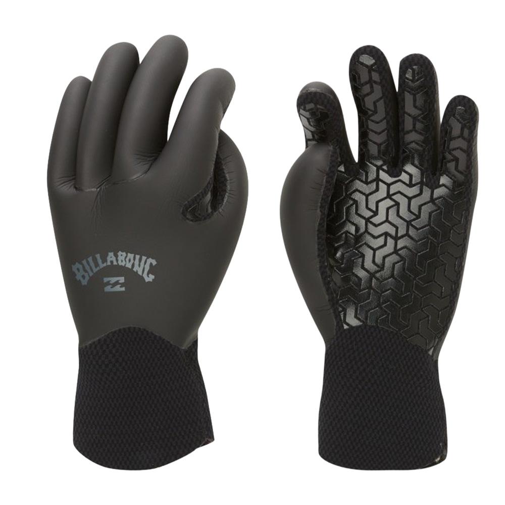 Schwarze Billabong 3 Furnace Surfhandschuhe für Damen und Herren günstig
