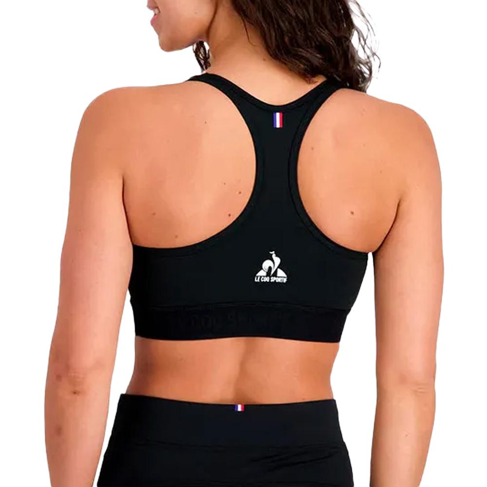 Sport-BH Schwarz Damen Le Coq Sportif Training Ansicht 2