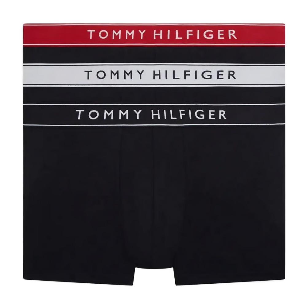 X3 Boxers Negro/Rojo para hombre Tommy Hilfiger Trunk barato