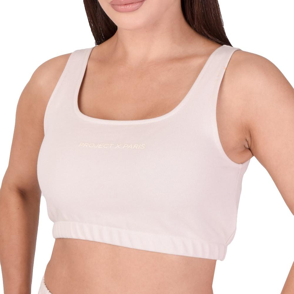 Sujetador corto beige para mujer Project X Paris F211118 barato