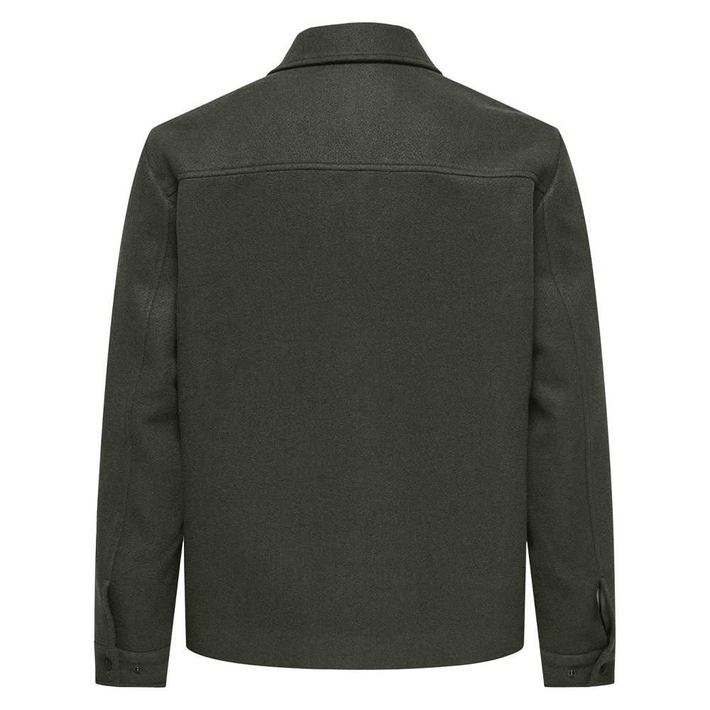 Grüne Jacke Herren Only &amp; Sons Ponnor Ansicht 2