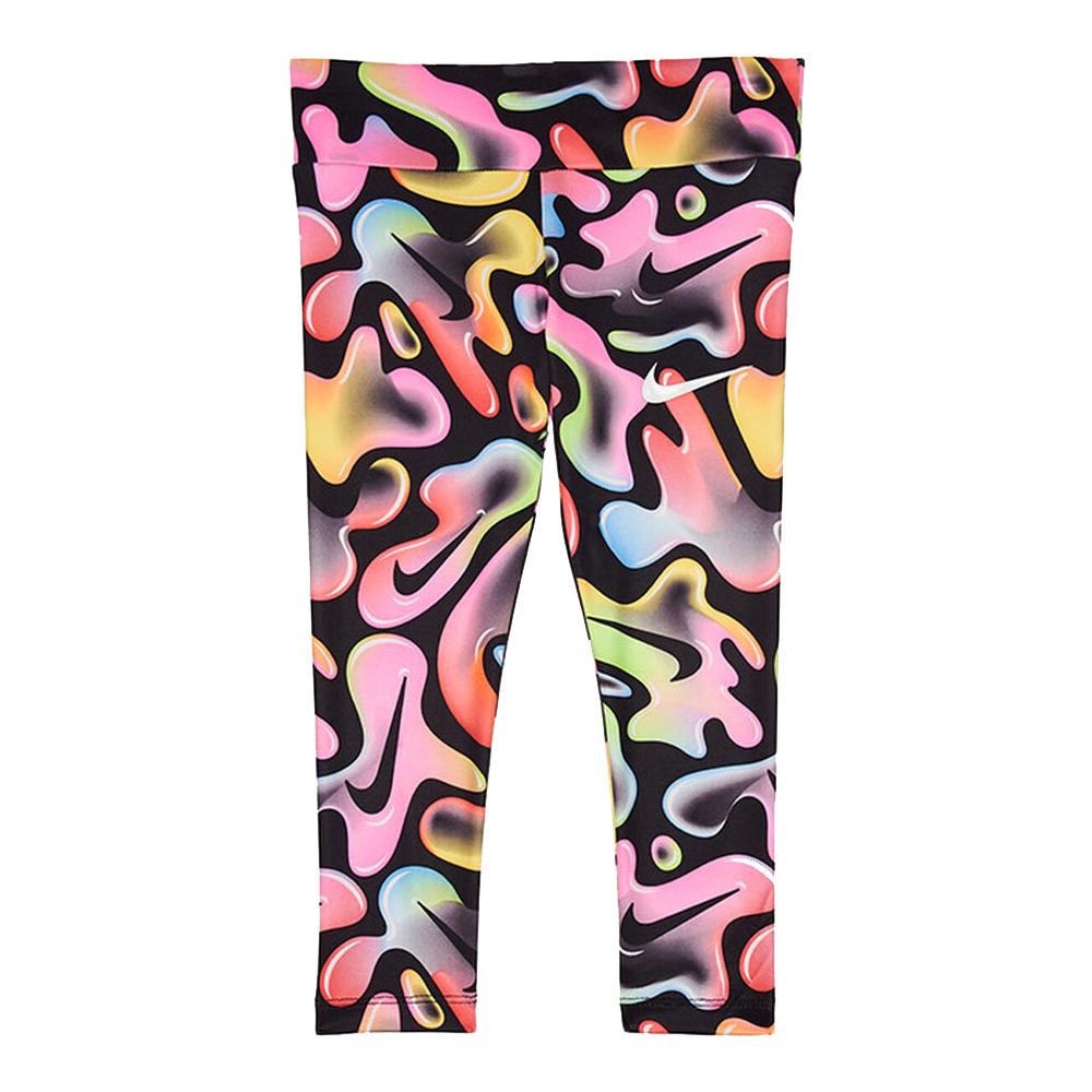 Nike Girl's Black/Red Legging 36J590 affordable