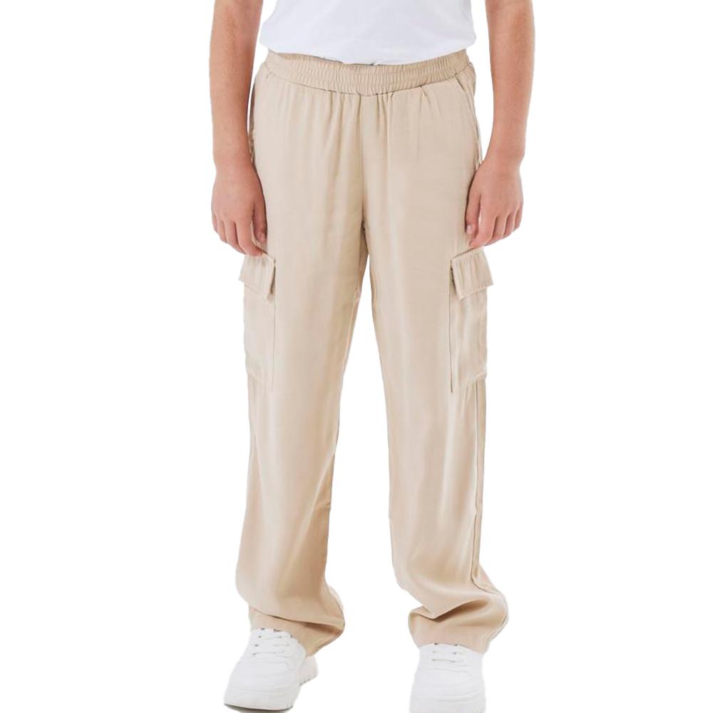 Pantalón fluido de niña Name it Bella en beige barato