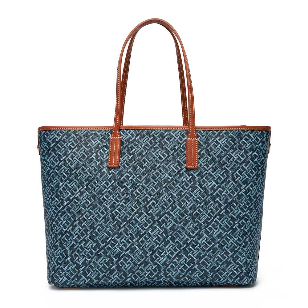 Blue Women's Tote Bag Tommy Hilfiger Th Monoplay Photo of the Espace des Marques %store% store - view of %key%