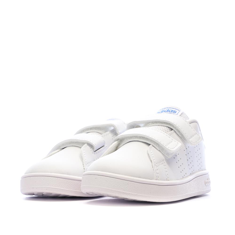 Weiße Sneaker für Babys/Kinder von Adidas Advantage Ansicht 6
