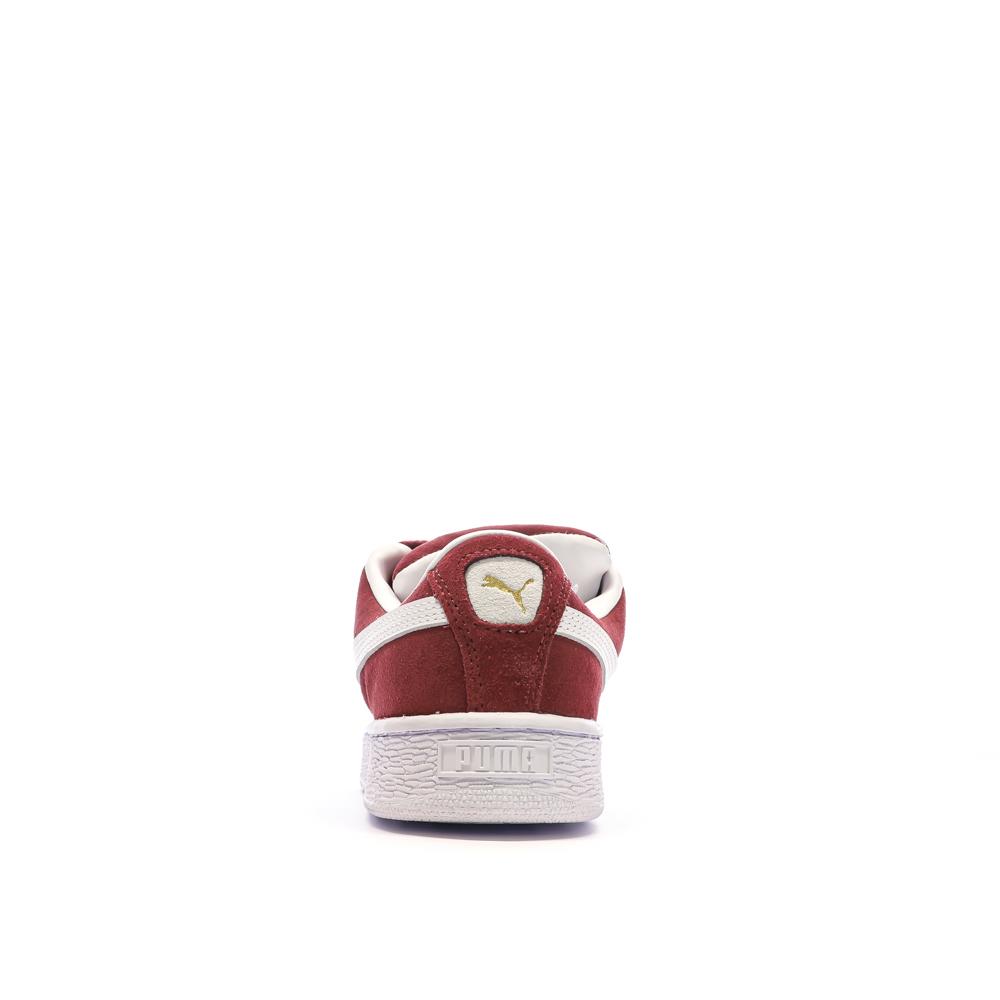 Baskets Rouges Femme Puma Suede XL vue 3