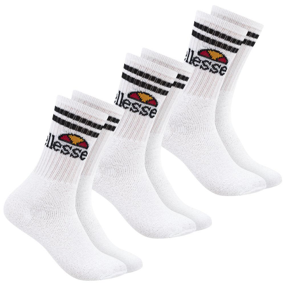 3 pares de calcetines blancos/negros para hombre Ellesse SBSA barato