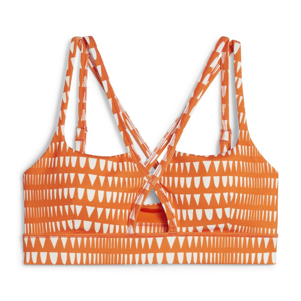Sujetador naranja para mujer Puma Lemlem Impact barato