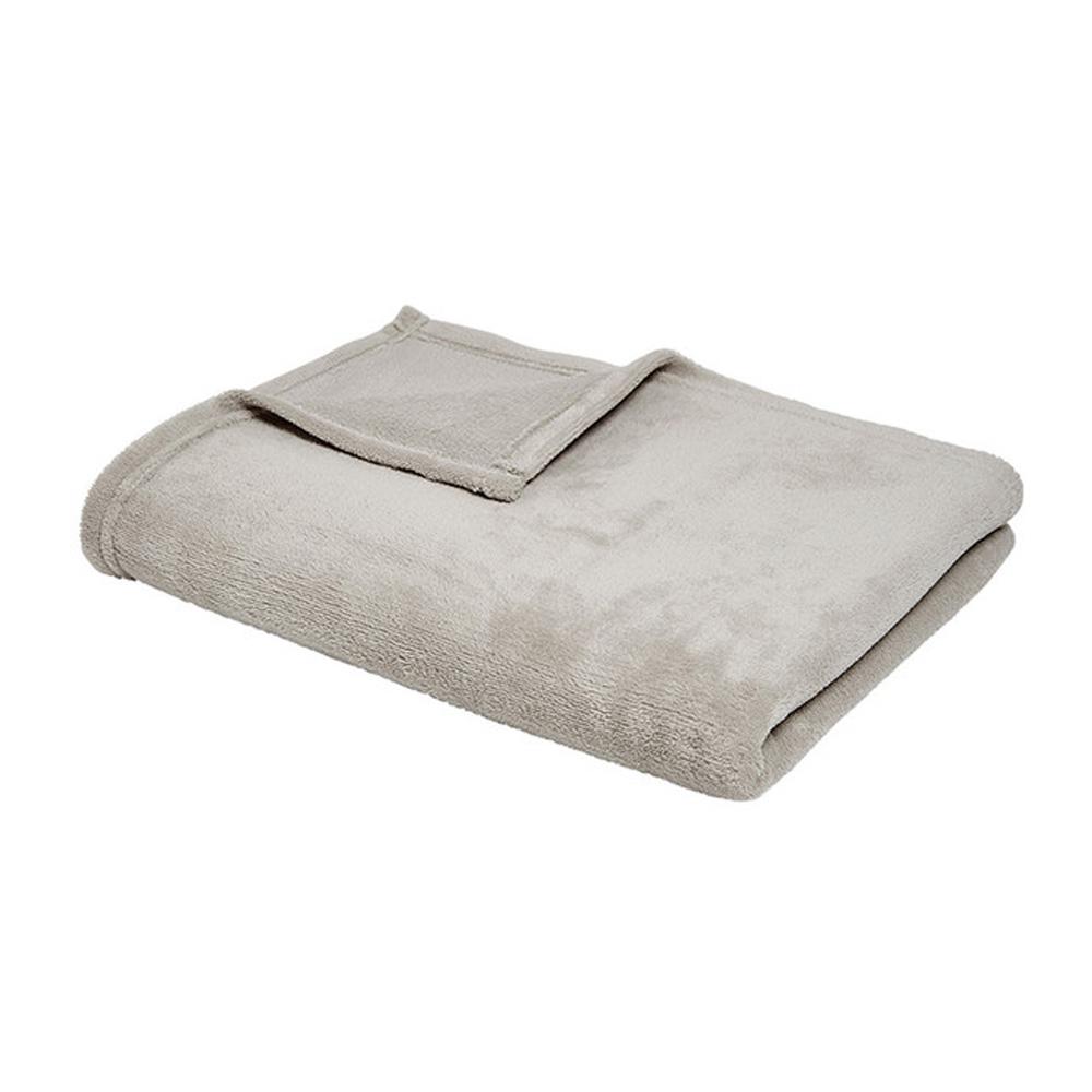 Plaid Gris Today Plaid Xl Moelleux 150x200 pas cher