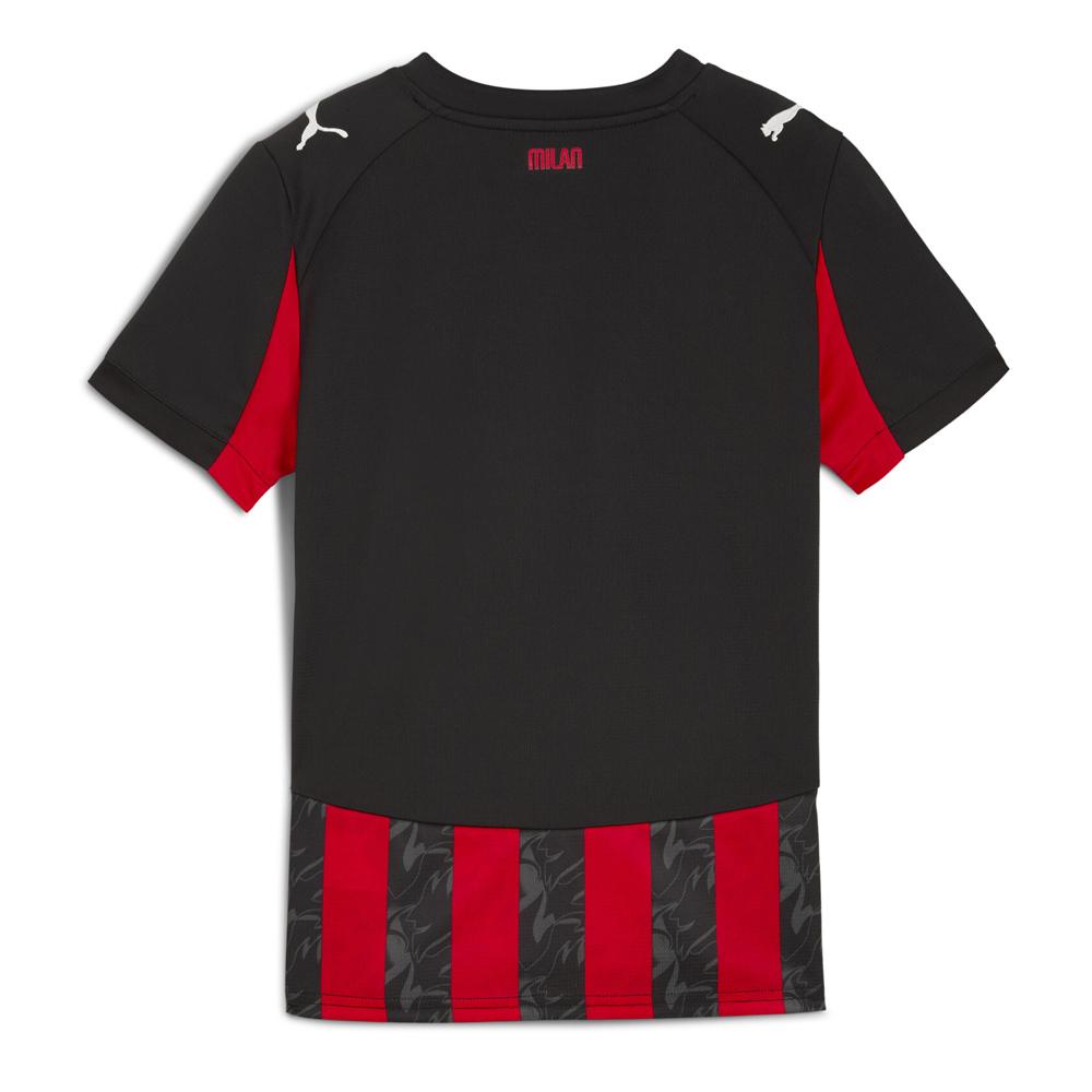 ACM Milan Fußballtrikot Rot/Schwarz für Jungen von Puma 25/26 Ansicht 2