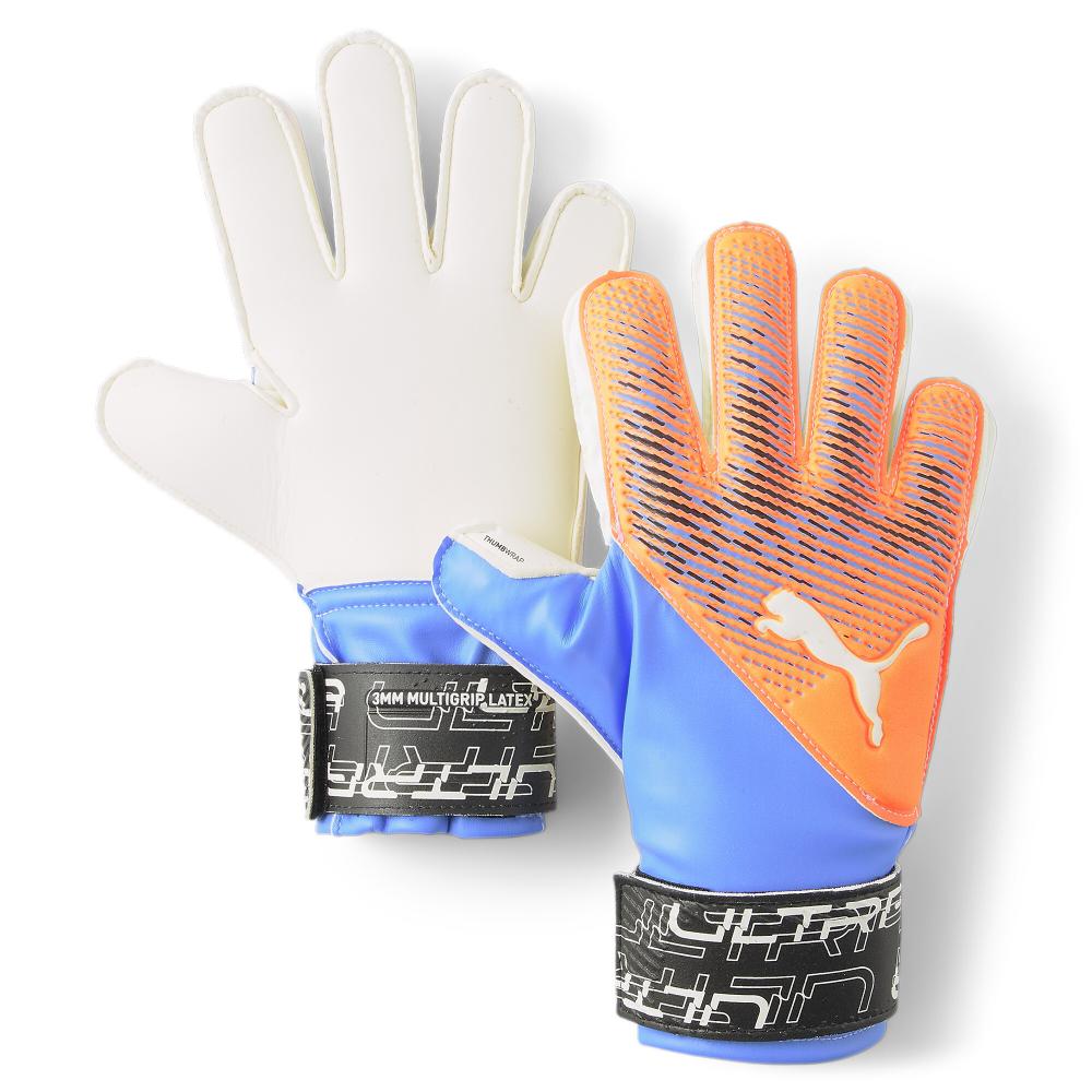 Puma Ultra Protect 3 Children's Football Gloves Blue/Orange affordable