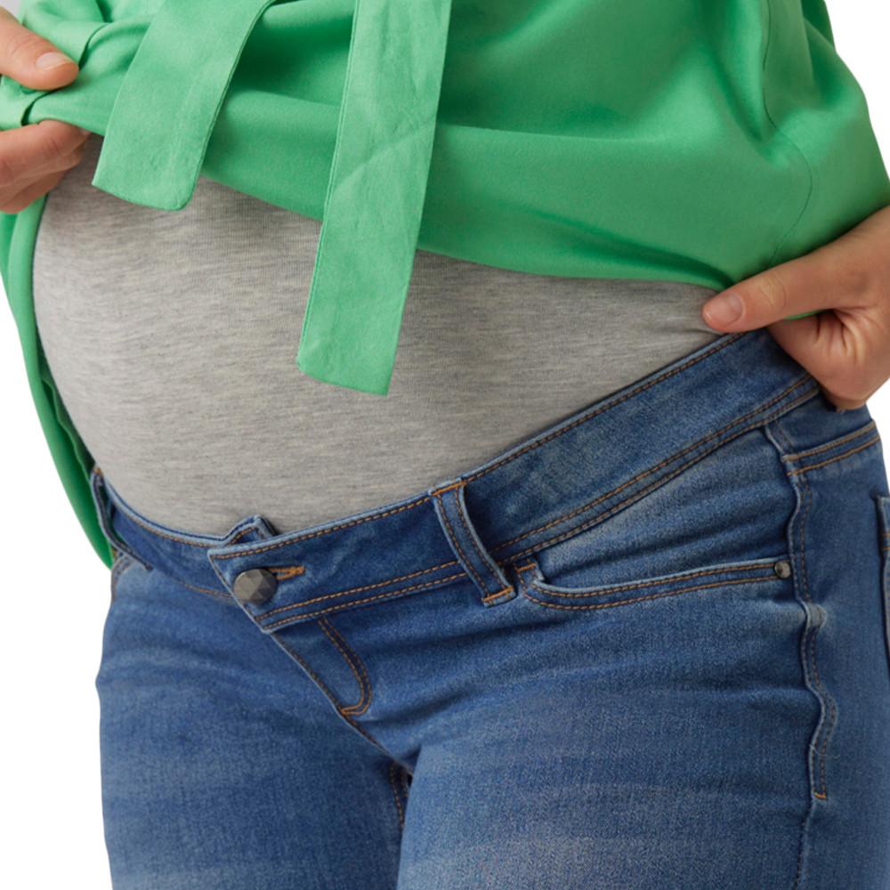 Women's Blue Pregnancy Trousers Mamalicious Rome Photo of the Espace des Marques %store% store - view of %key%