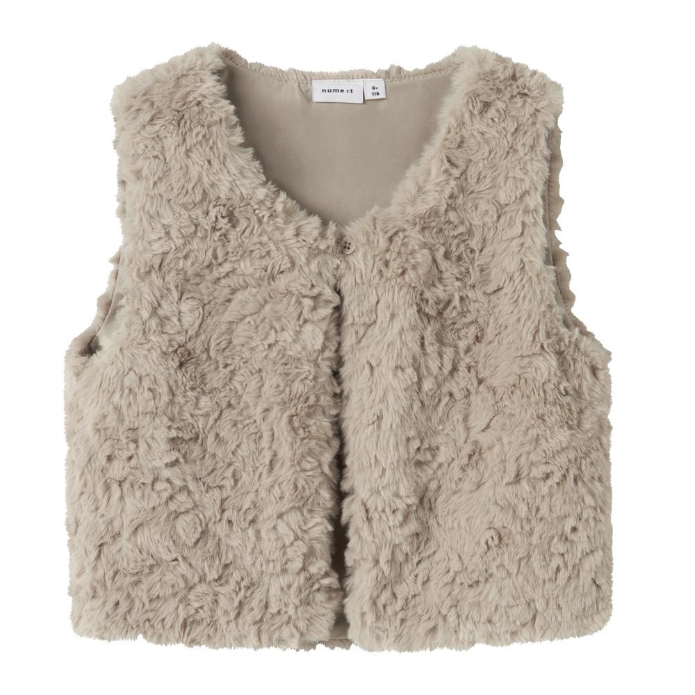 Weste Beige Mädchen Name it Fnano günstig